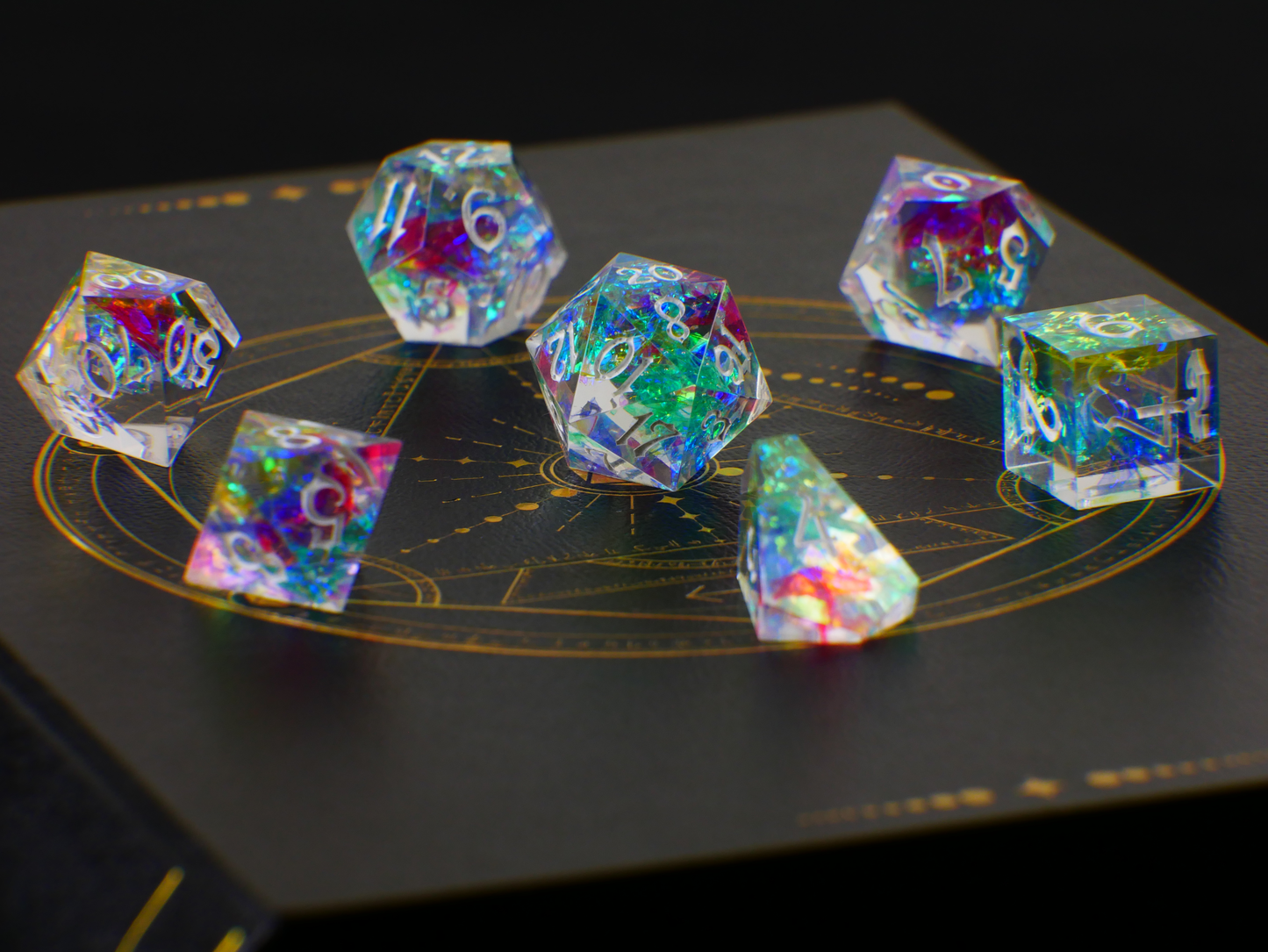 Chromatic Shard 7-piece Dice Set