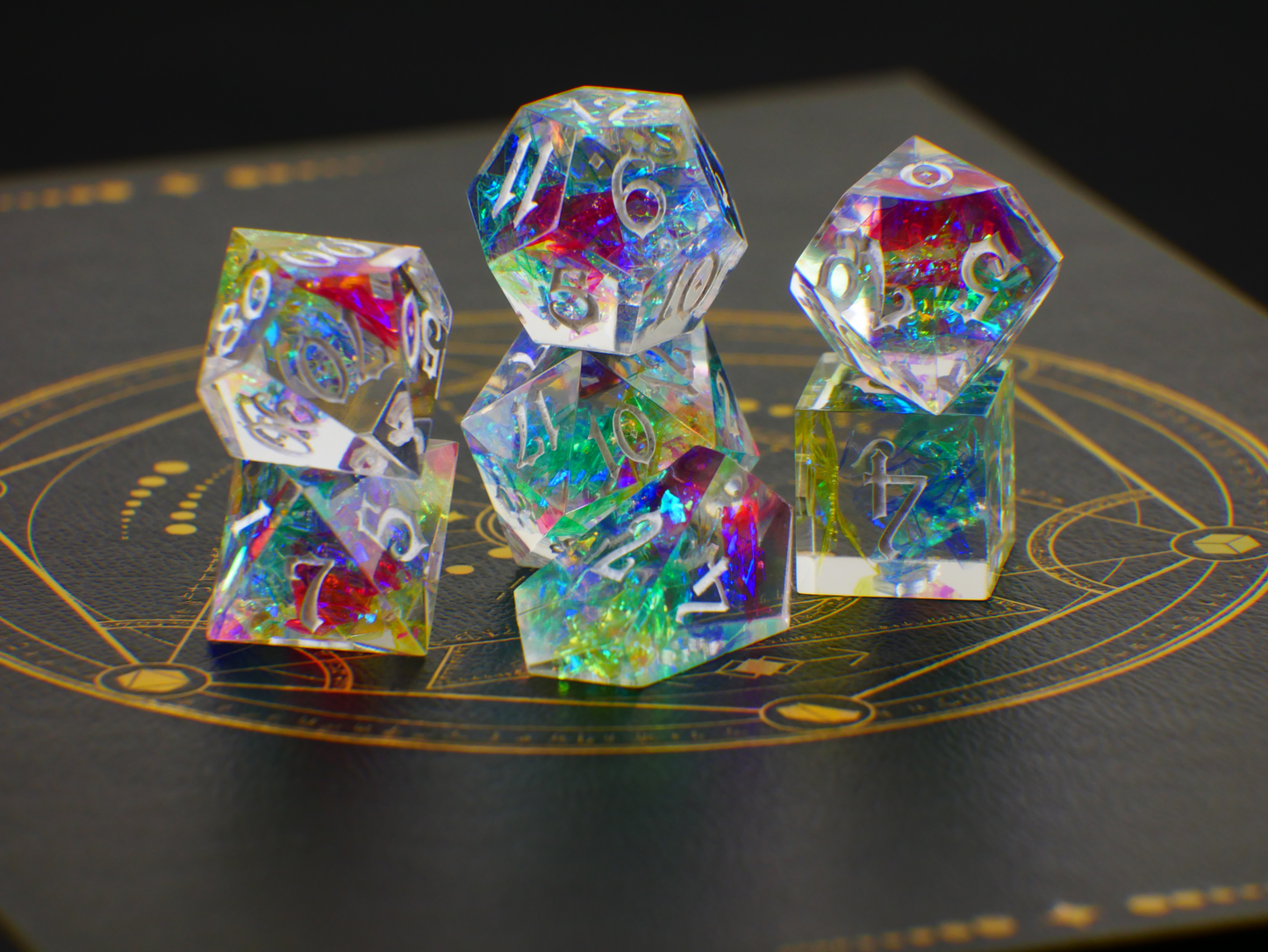 Chromatic Shard 7-piece Dice Set