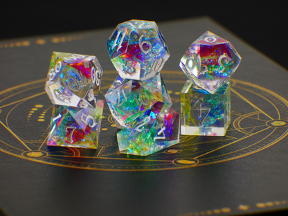 Chromatic Shard 7-piece Dice Set