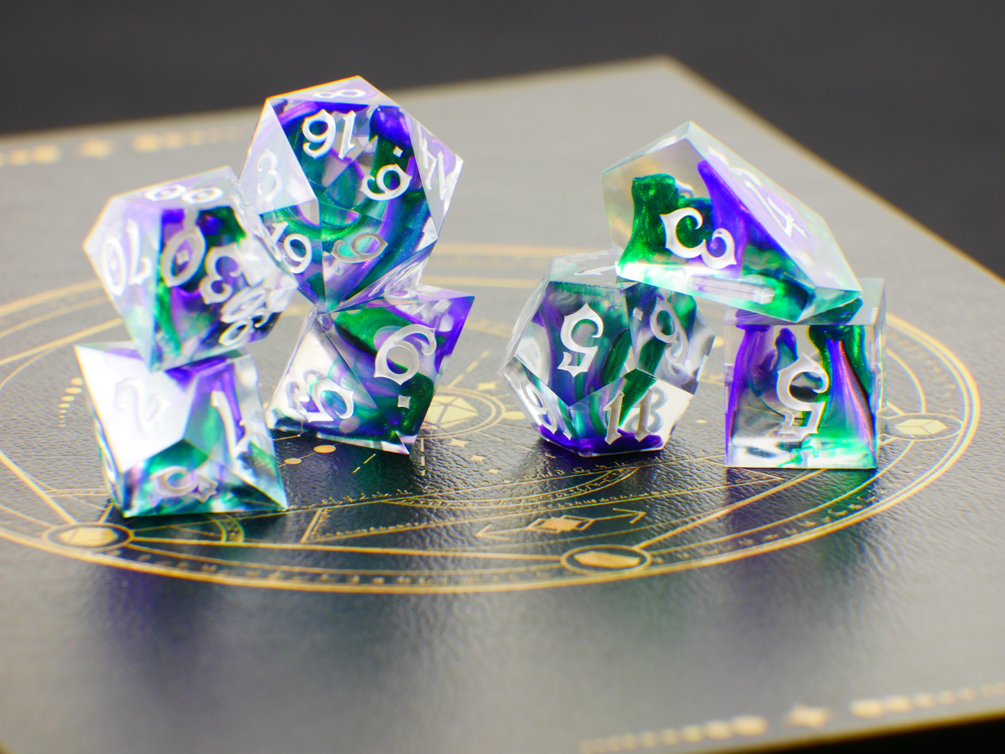 Warlock 7-piece Dice Set