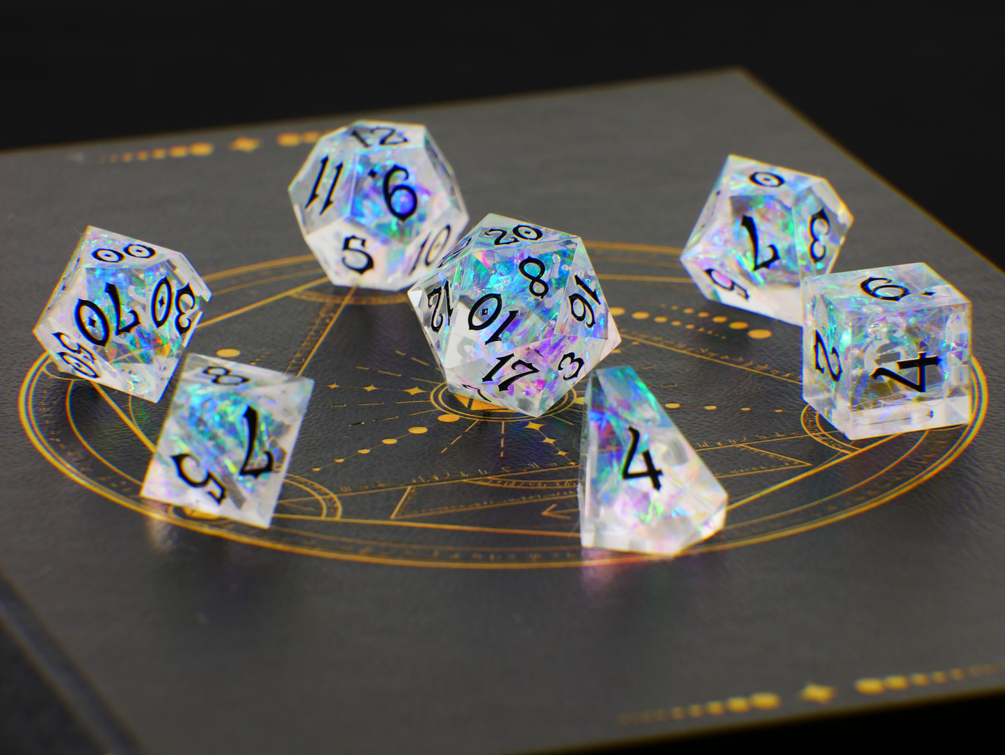 Glamour 7-piece Dice Set